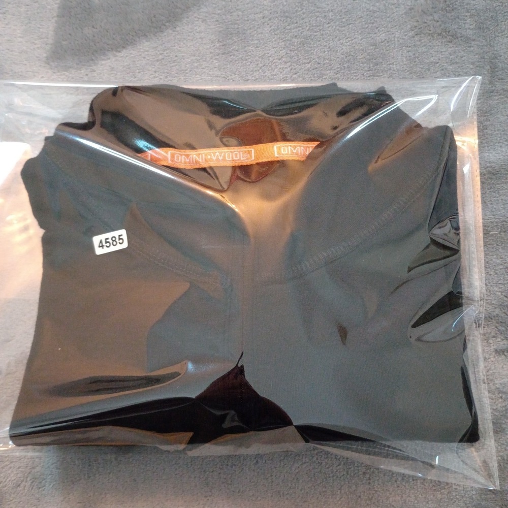 Omni Wool‎ Pullover Mens XL Base Layer Black Quarter Zip Wool Blend Cold Weather - Picture 16 of 16